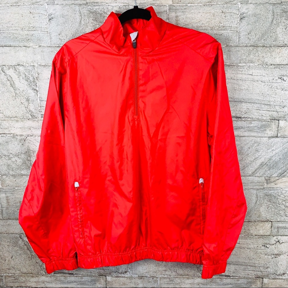 Ben Hogan Golf  Red Half Zip Up wind breaker - Picture 2 of 9